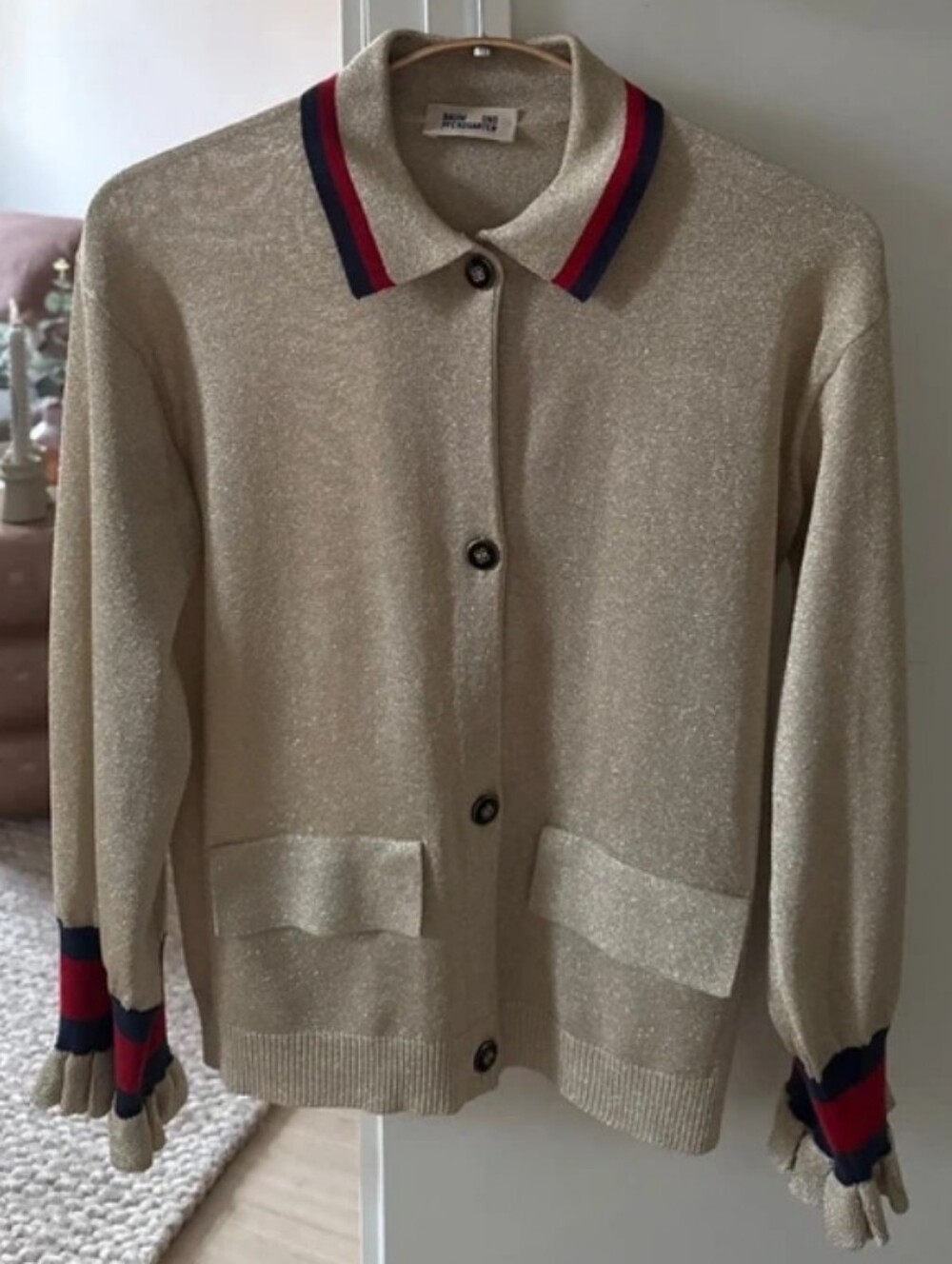 Baum und Pferdgarten metallic cardigan size L